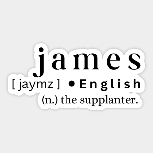 James Sticker